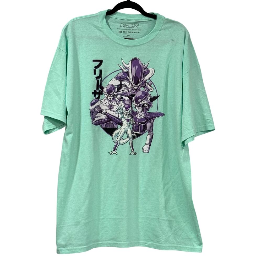 Dragon Ball Z Frieza Evolution Graphic T Shirt XXL Anime Toei Animation Mint NEW